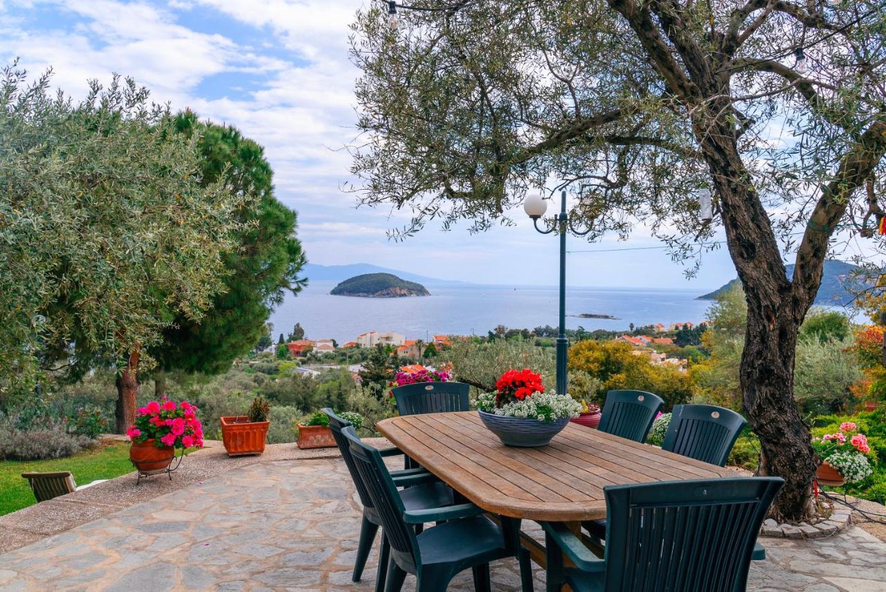 Villa Elia Kavala - Mediterranean Holiday Villa PalaiónTsiflíkion Dış mekan fotoğraf